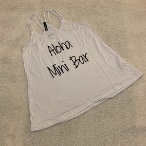 NWT Aloha Mini Bar Tank Top
